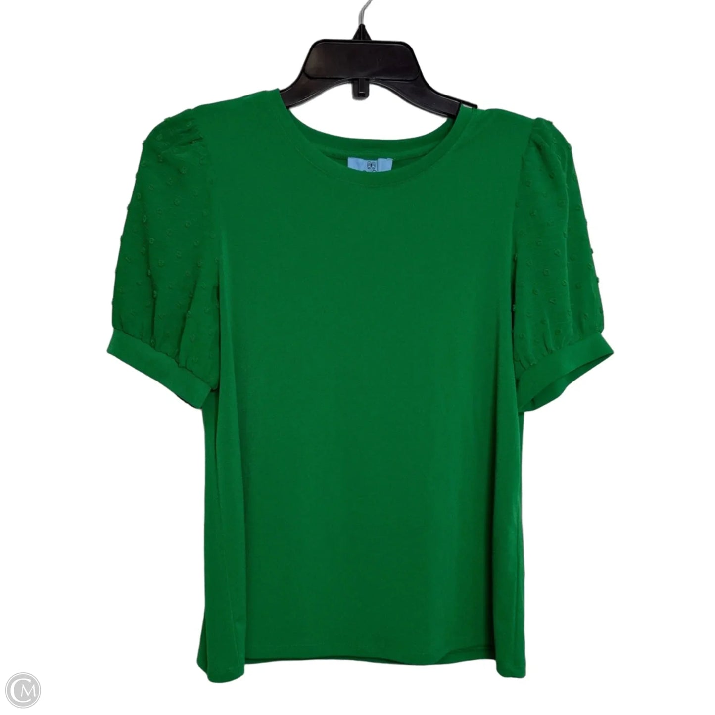 Top Short Sleeve By Cece In Green, Size: S