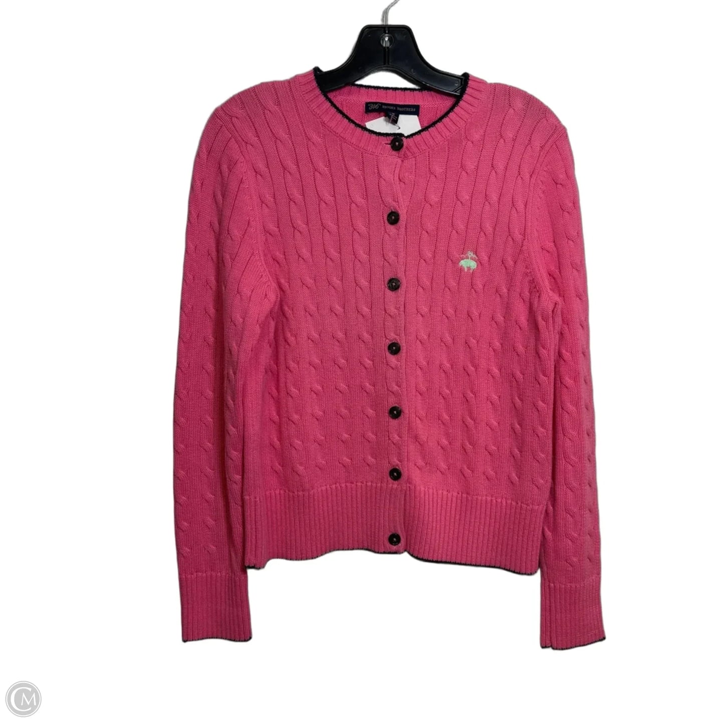 Cardigan By Brooks Brothers In Pink, Size: M