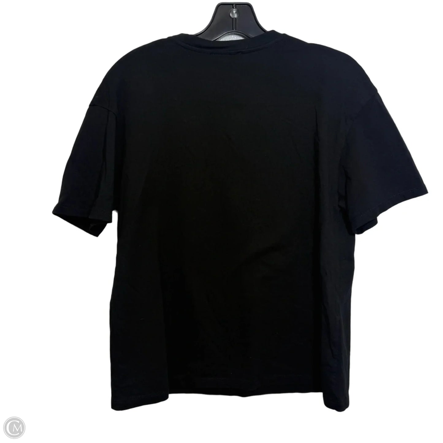 Top Short Sleeve By Zara Basic In Black, Size: M