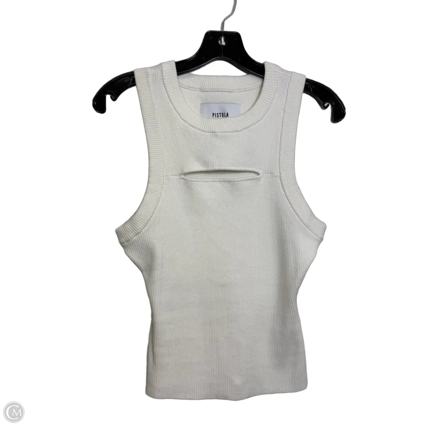 Top Sleeveless By Pistola In White, Size: S