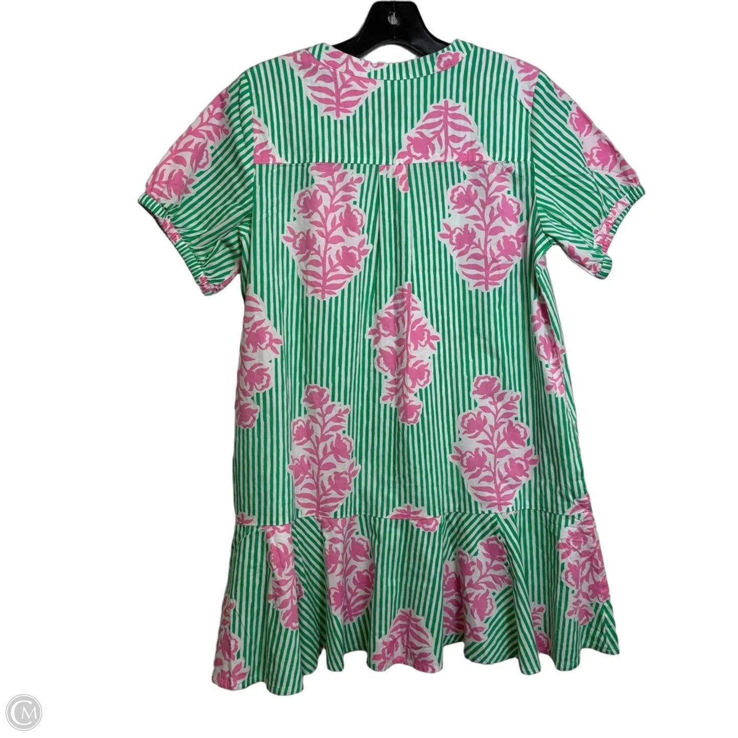 Dress Casual Short By J. Crew In Green & Pink, Size: 6p