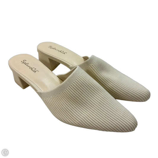 Shoes Heels Block By Splendid In Cream, Size: 8