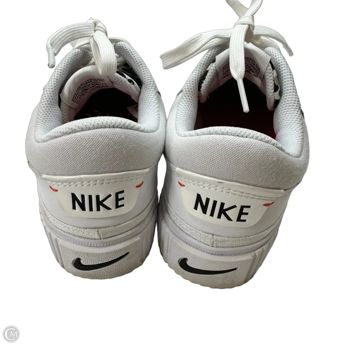 Shoes Athletic By Nike In Orange & White, Size: 8