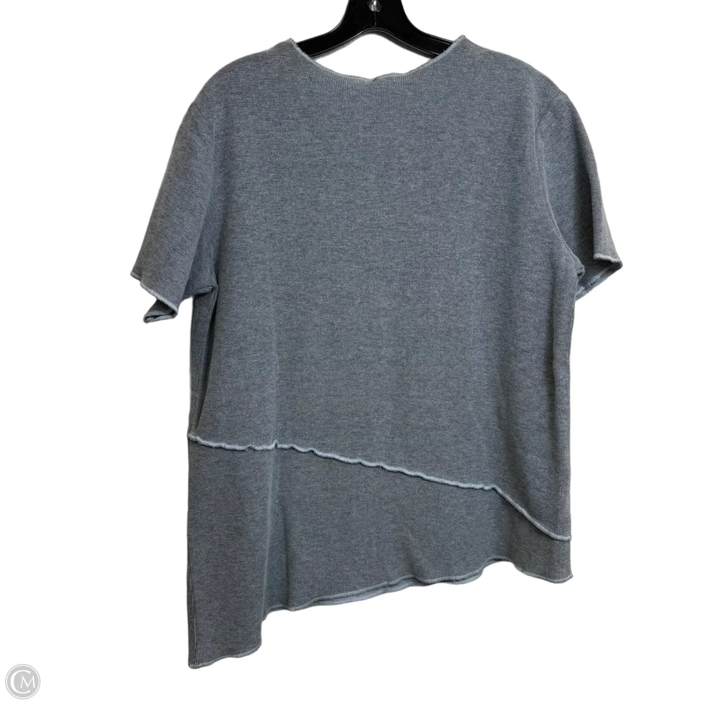 Top Short Sleeve By Focus In Blue, Size: M