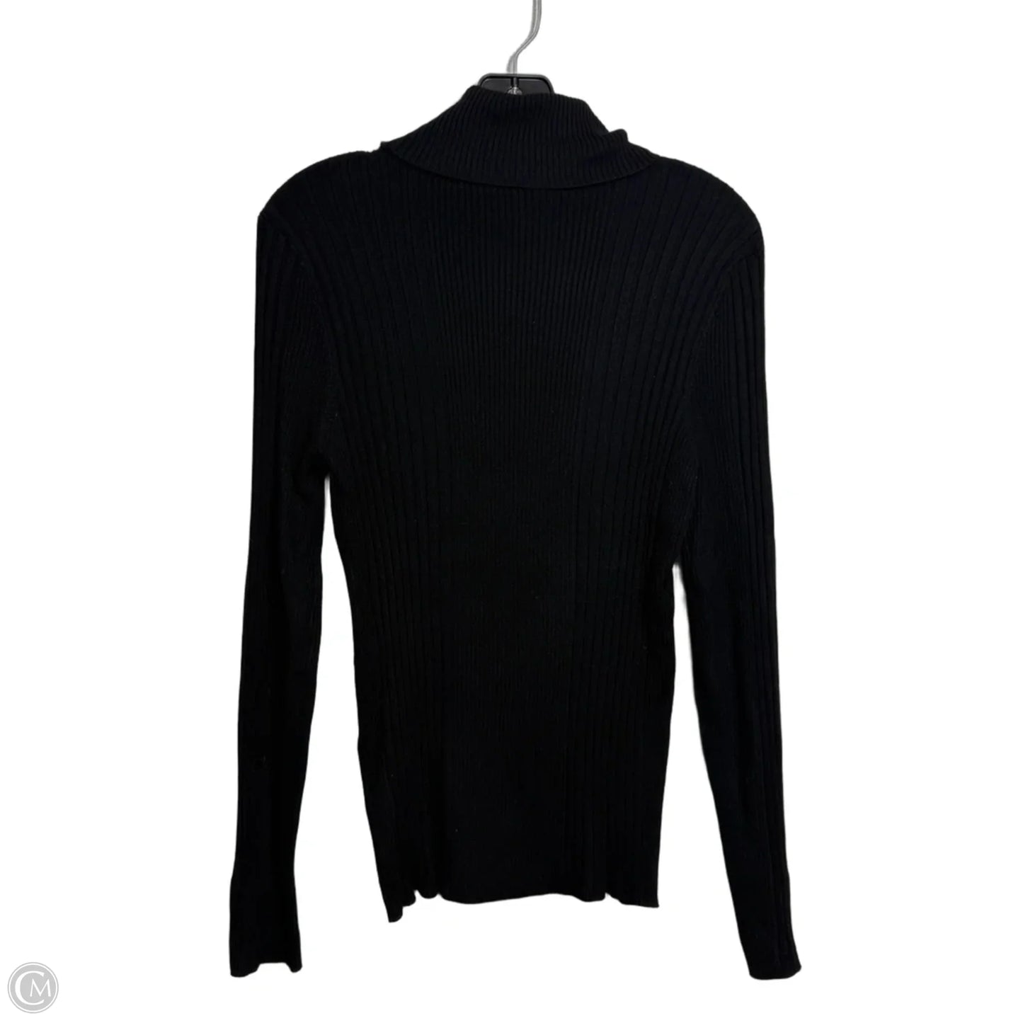 Top Long Sleeve By White House Black Market In Black, Size: M