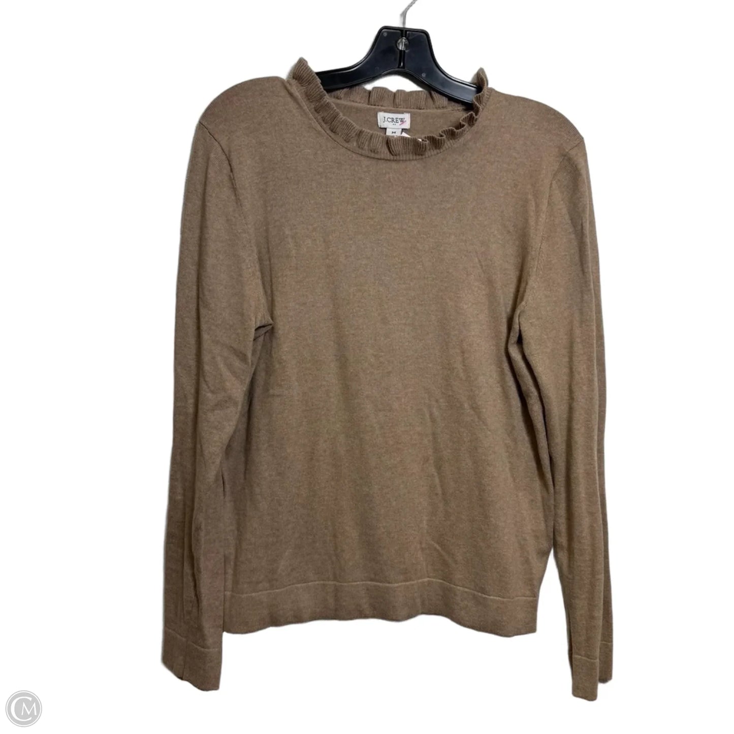 Top Long Sleeve By J. Crew In Tan, Size: M