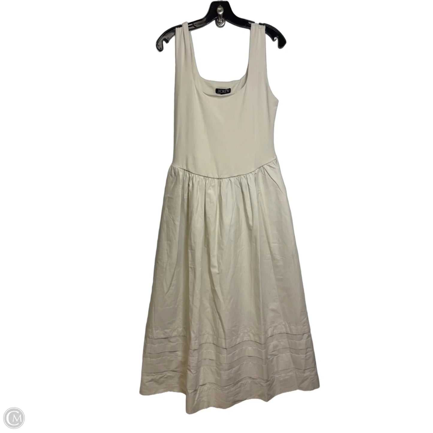 Dress Casual Midi By J. Crew In Tan, Size: M