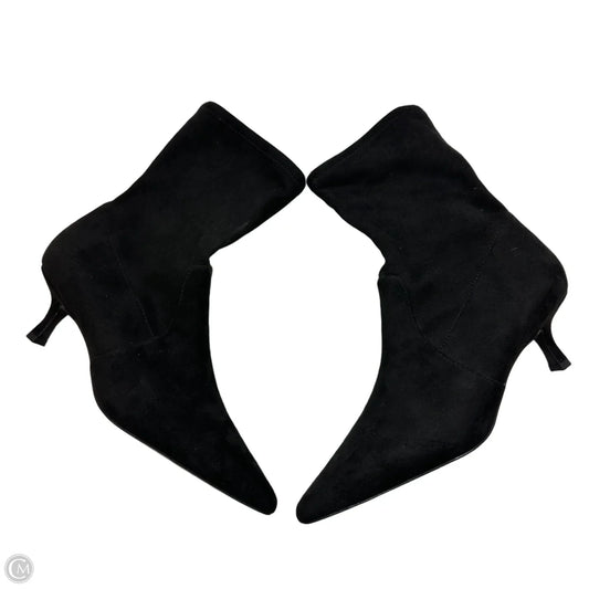 Boots Ankle Heels By H&m In Black, Size: 8