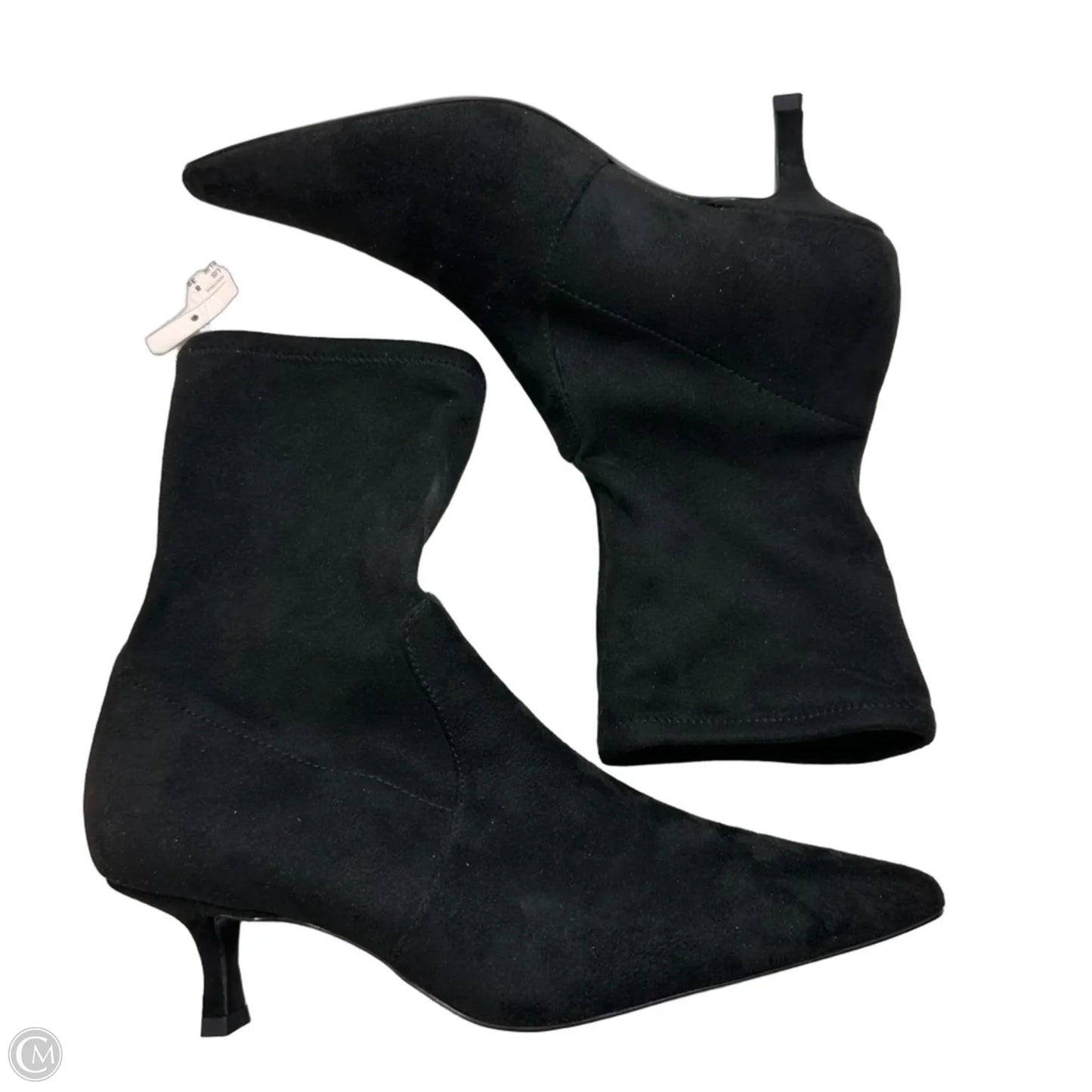 Boots Ankle Heels By H&m In Black, Size: 8
