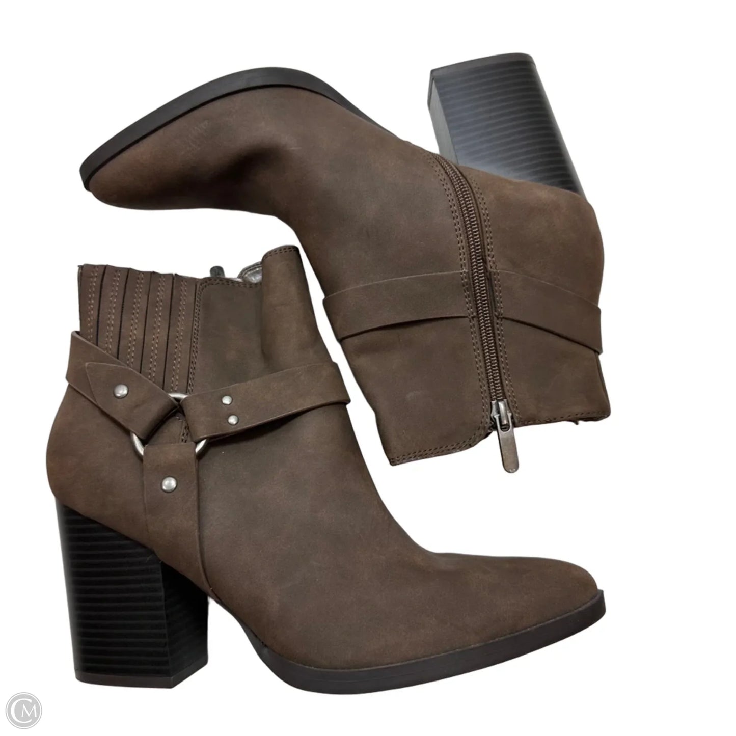 Boots Ankle Heels By Indigo Rd In Brown, Size: 9.5