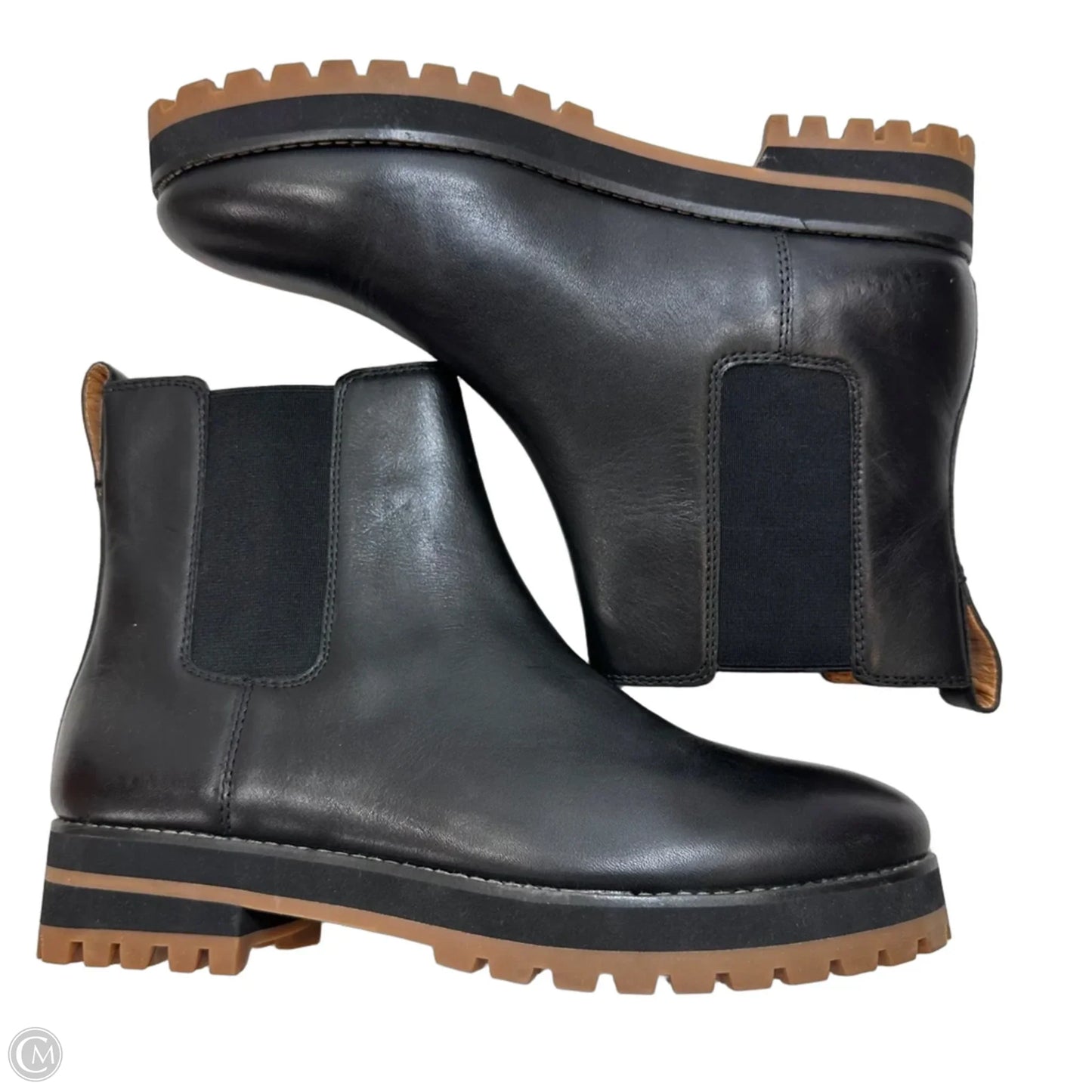 Boots Ankle Flats By Madewell In Black, Size: 9