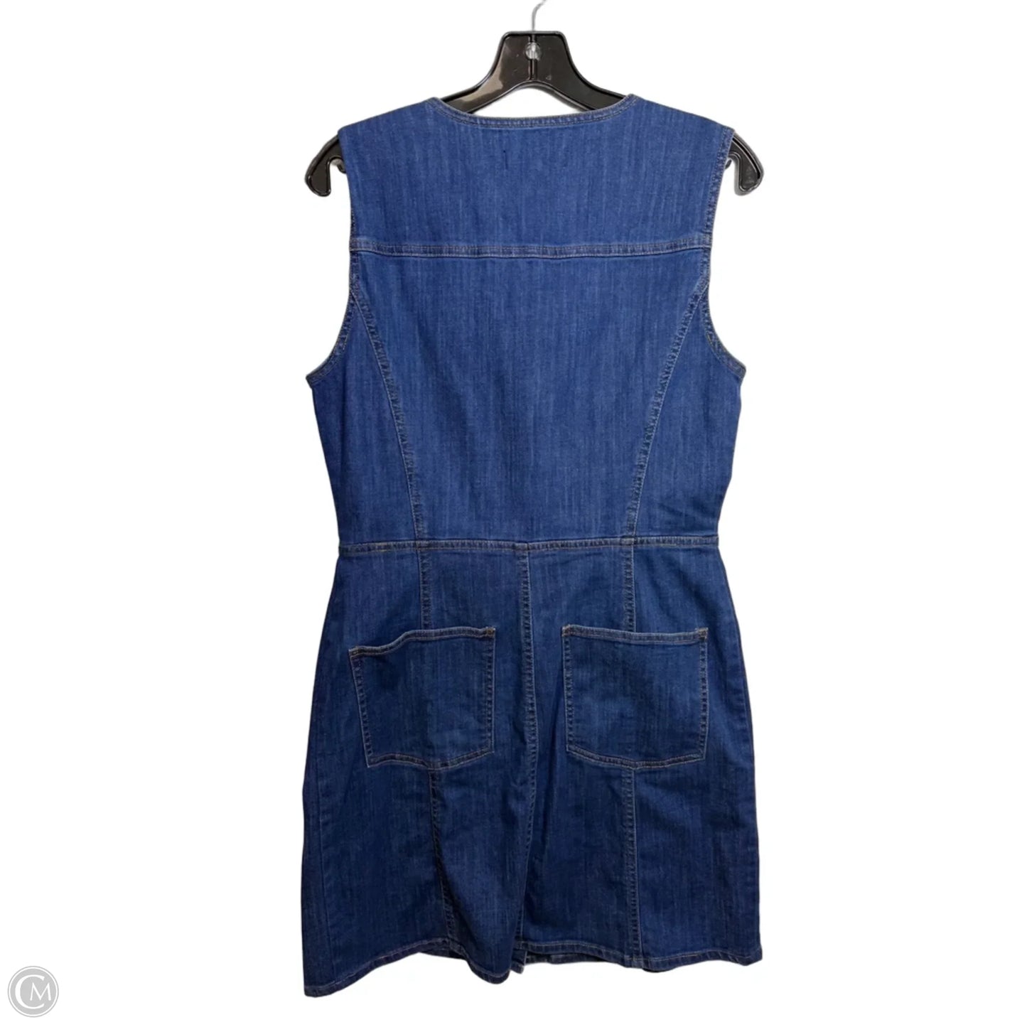Dress Casual Short By Madewell In Blue Denim, Size: 14