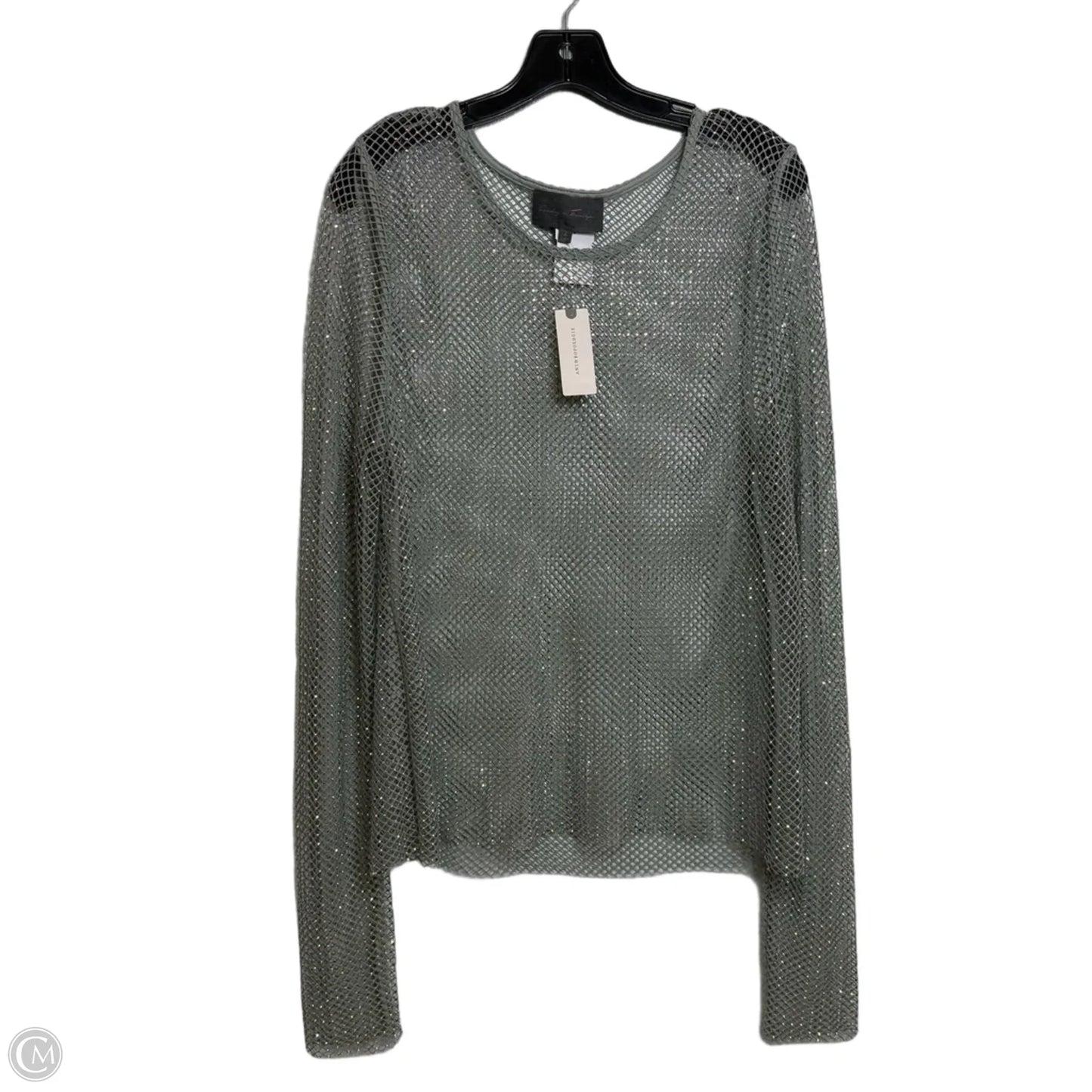 Top Long Sleeve By Sunday In Brooklyn In Silver, Size: L