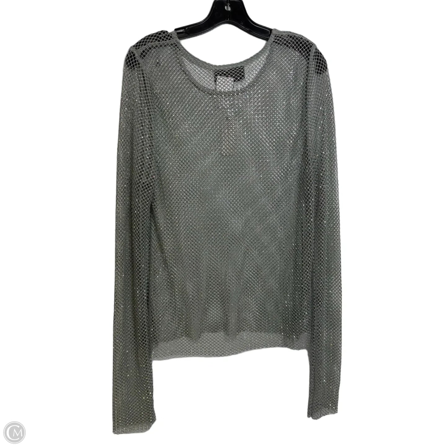 Top Long Sleeve By Sunday In Brooklyn In Silver, Size: L