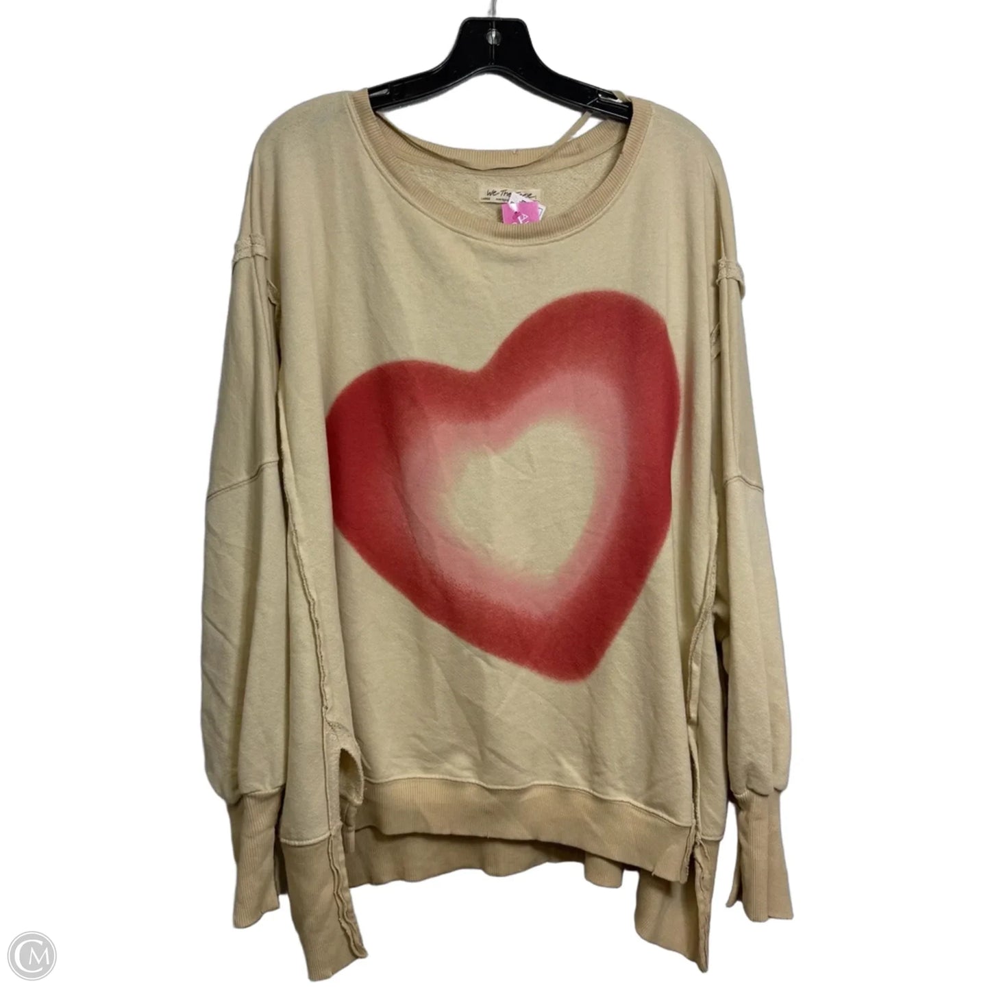 Top Long Sleeve By We The Free In Tan, Size: L