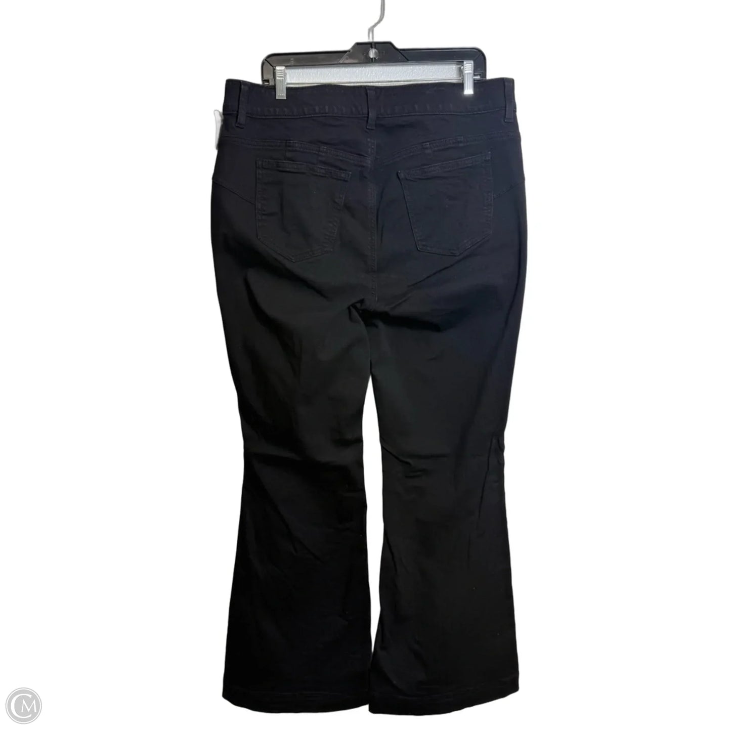 Jeans Flared By Torrid In Black, Size: 16