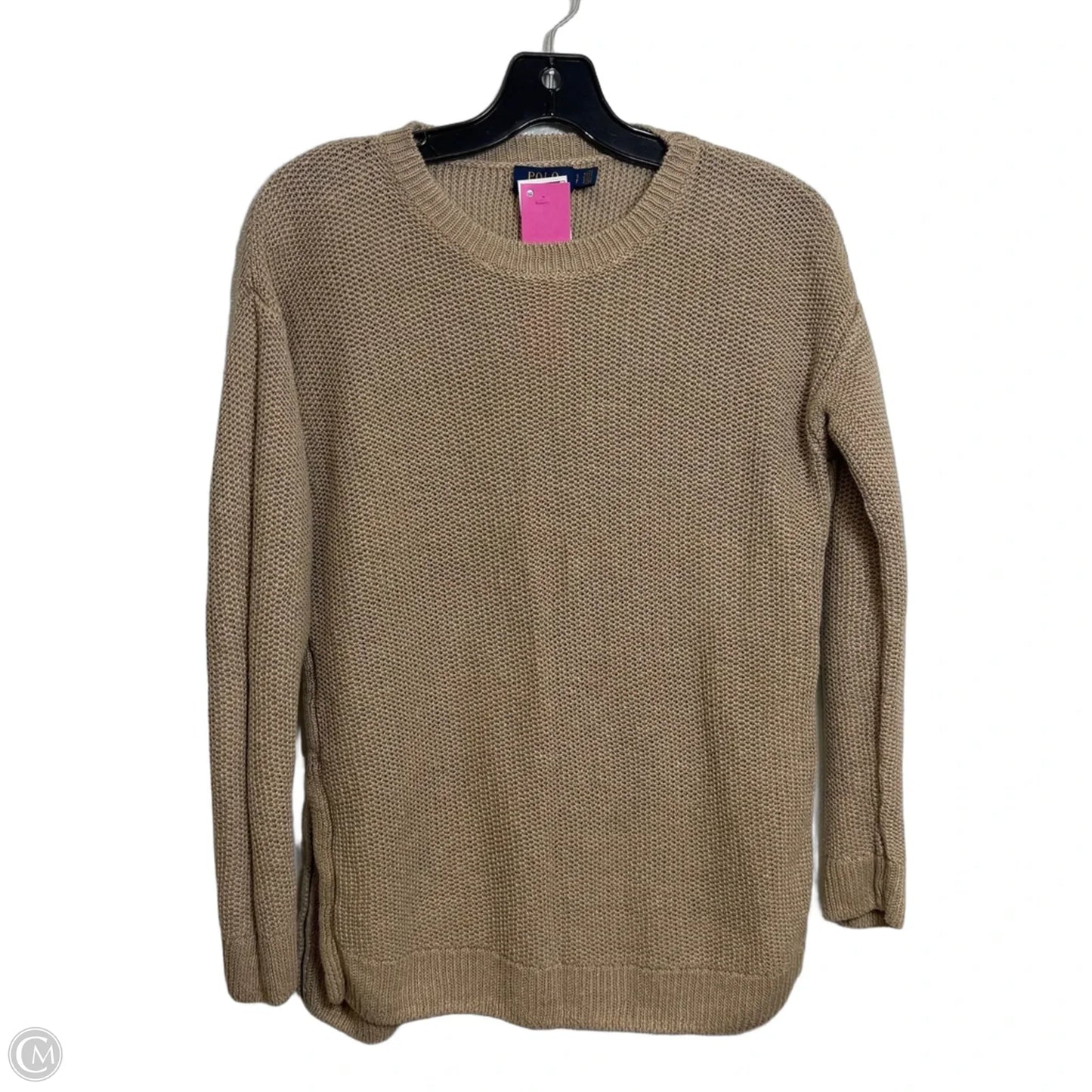 Sweater By Polo Ralph Lauren In Tan, Size: S