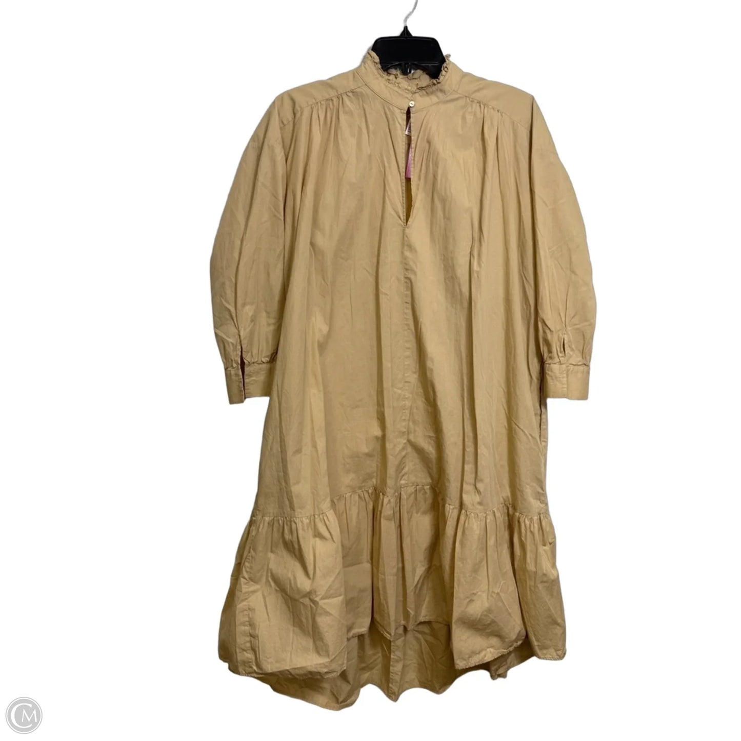 Dress Casual Short By Zara In Tan, Size: Xs
