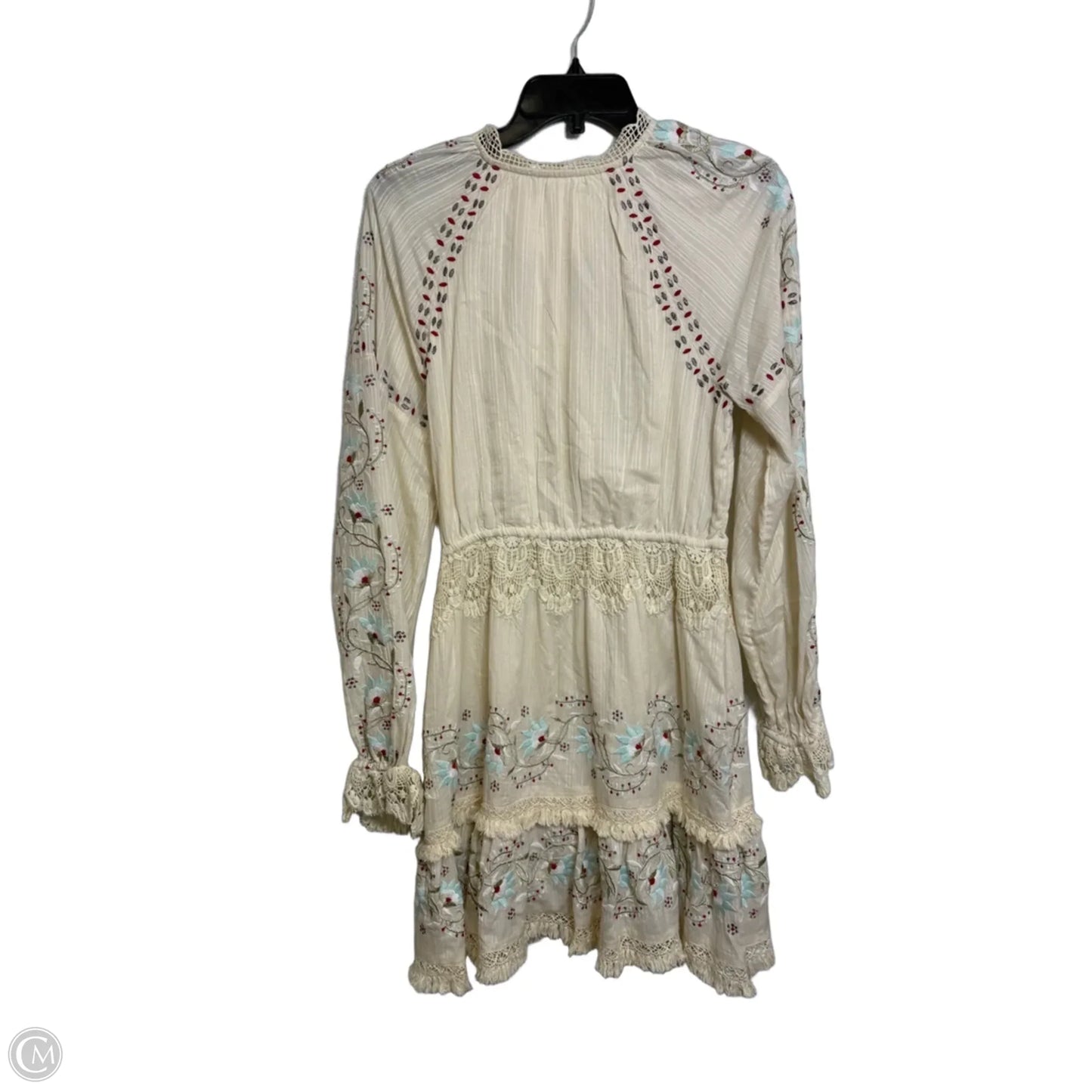 Dress Casual Short By Anthropologie In Cream, Size: S
