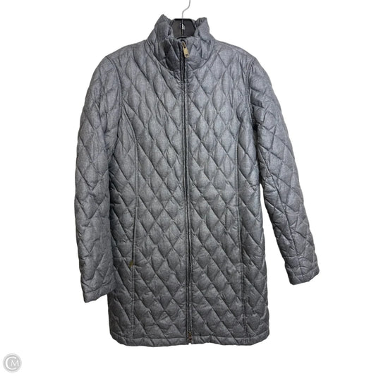 Coat Puffer & Quilted By Lands End In Grey, Size: S