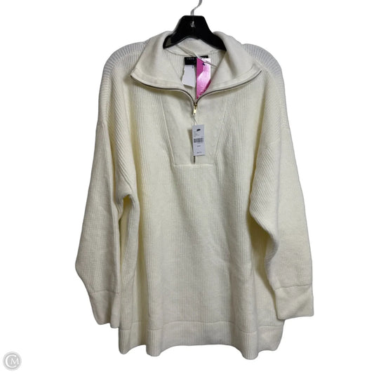Sweater By Lane Bryant In Cream, Size: 22