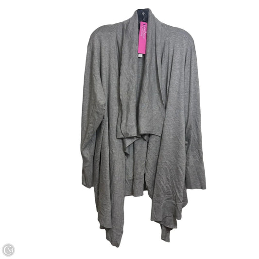 Cardigan By Lane Bryant In Grey, Size: 18
