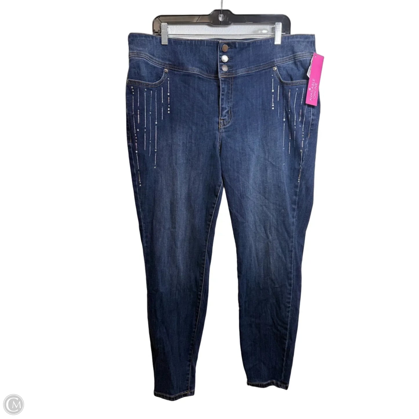 Jeans Boot Cut By Lane Bryant In Blue Denim, Size: 20