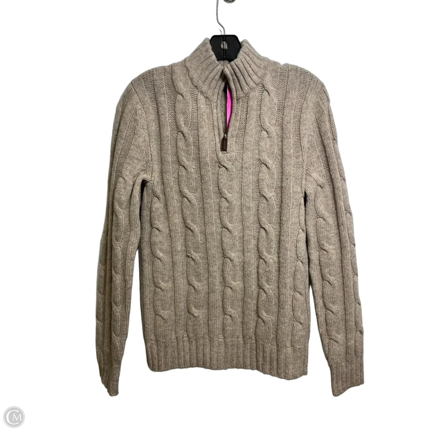 Sweater By Clothes Mentor In Tan, Size: S