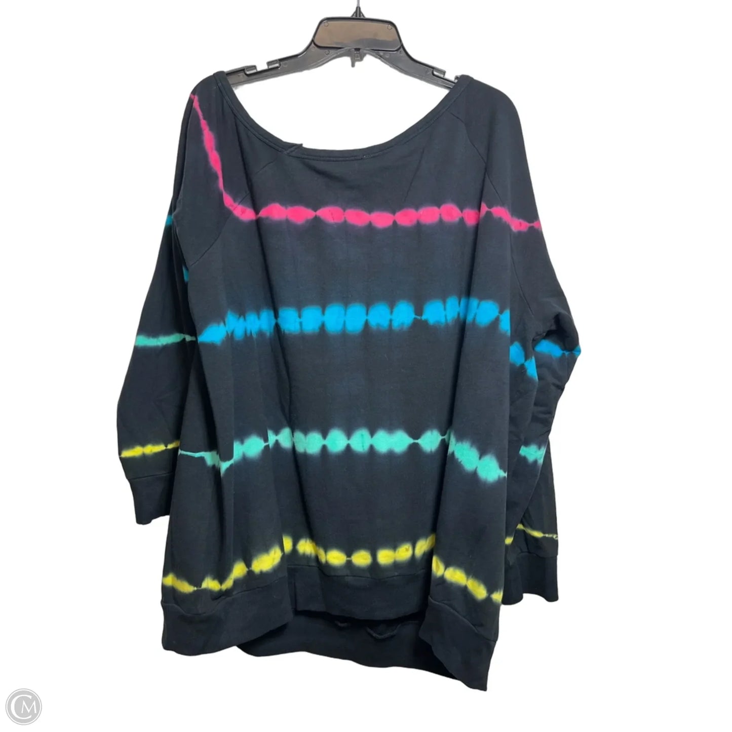 Top Long Sleeve By Torrid In Rainbow Print, Size: 3x