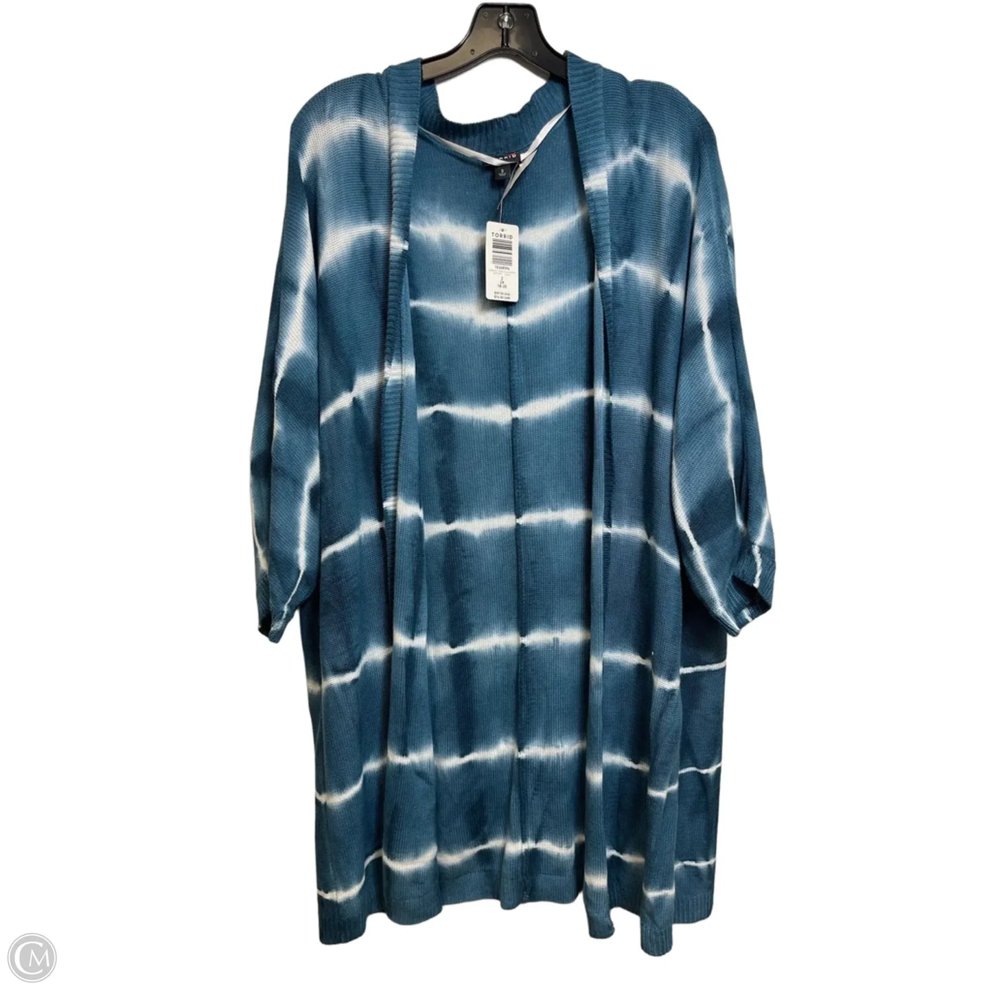 Cardigan By Torrid In Blue, Size: 2x