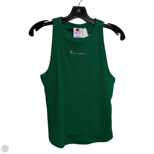 Athletic Tank Top By Champion In Green, Size: L