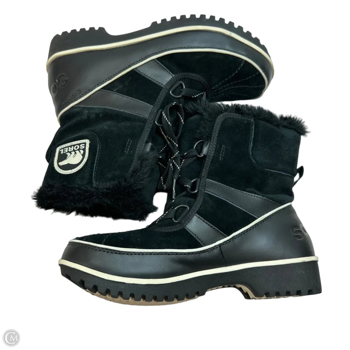Boots Ankle Flats By Sorel In Black, Size: 7