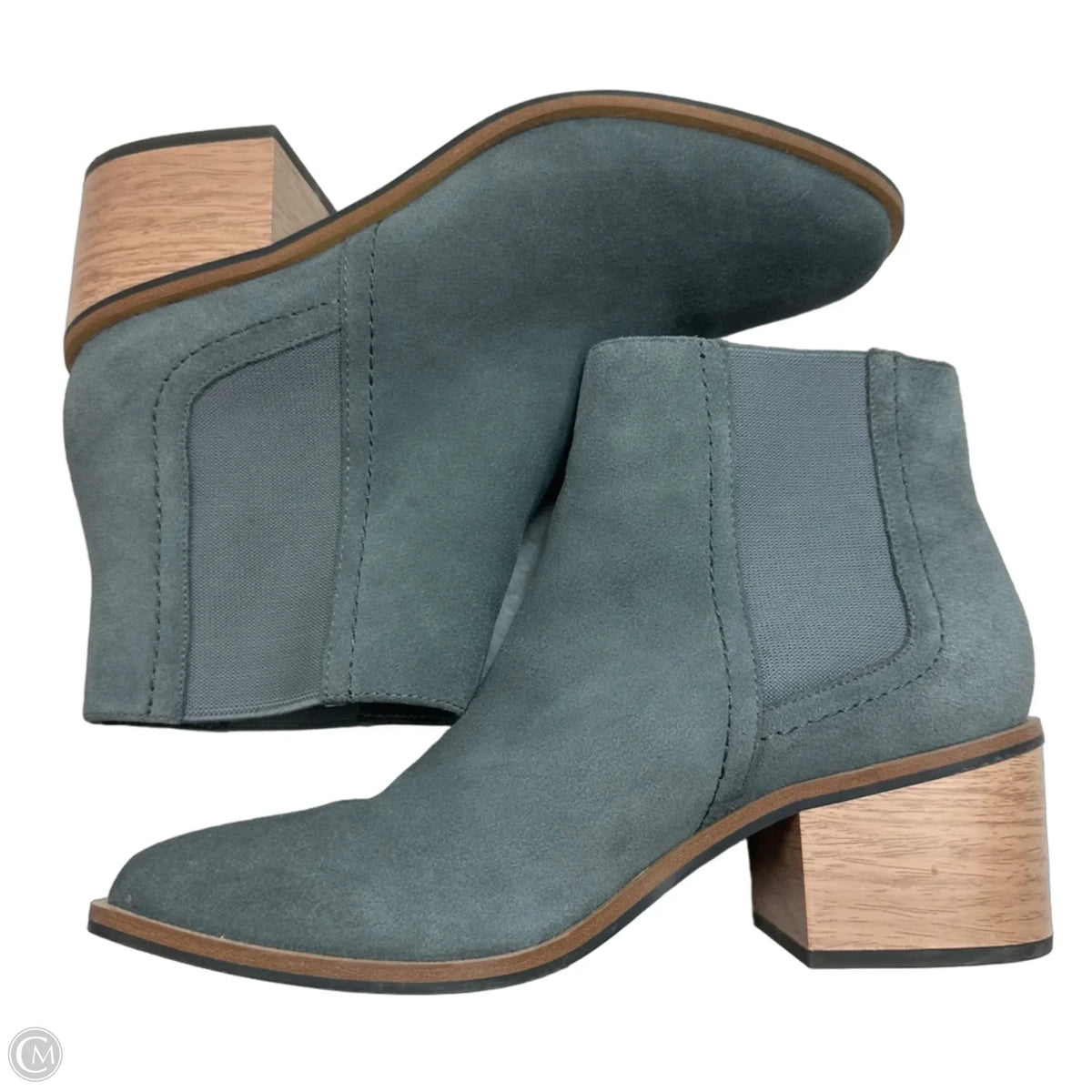 Boots Ankle Heels By Splendid In Blue, Size: 9