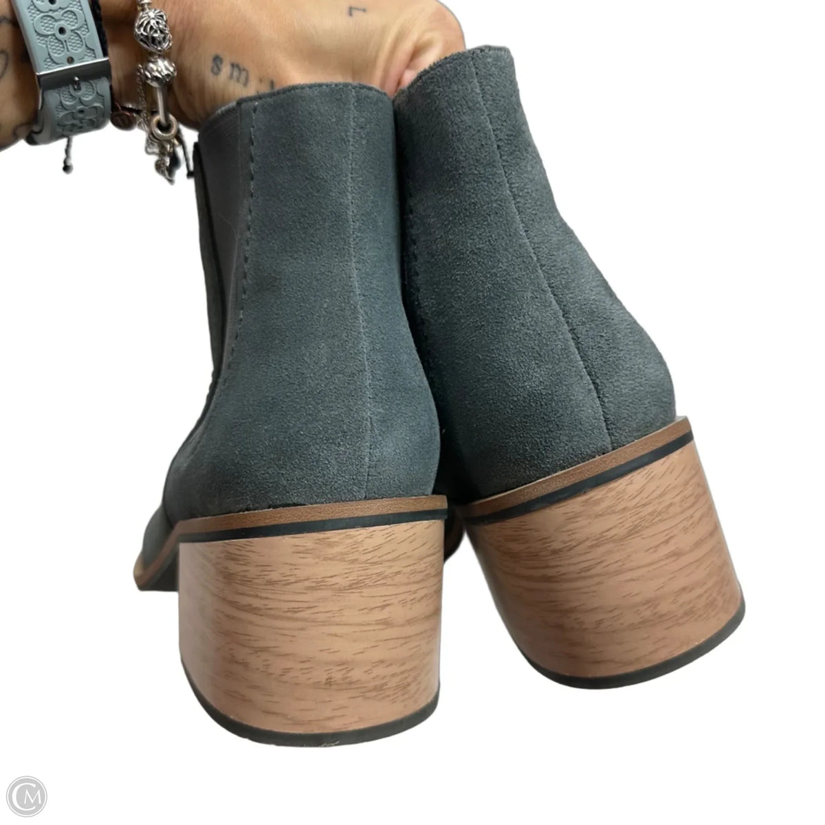 Boots Ankle Heels By Splendid In Blue, Size: 9