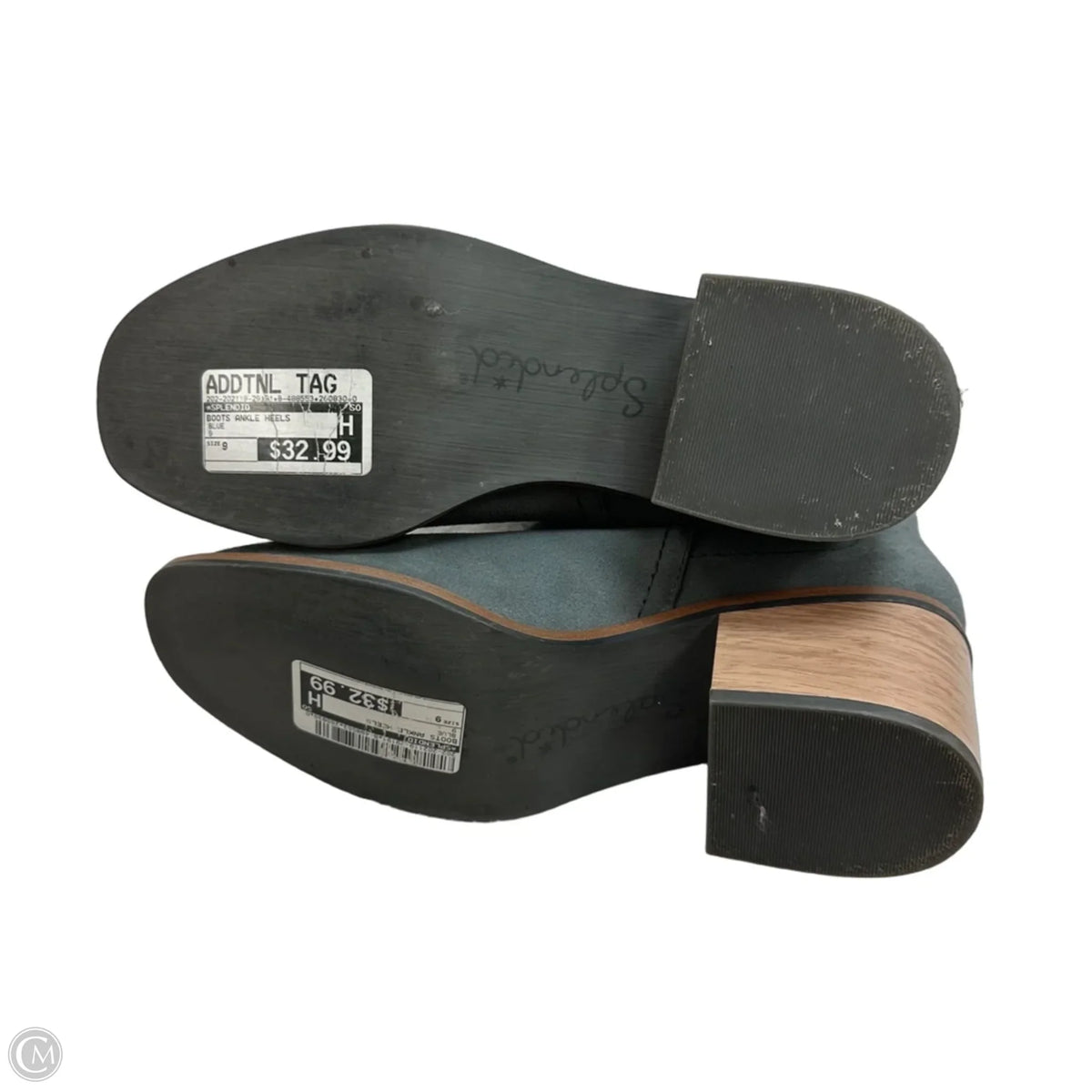 Boots Ankle Heels By Splendid In Blue, Size: 9