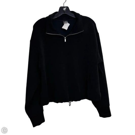 Athletic Top Long Sleeve Collar By Calia In Black, Size: L
