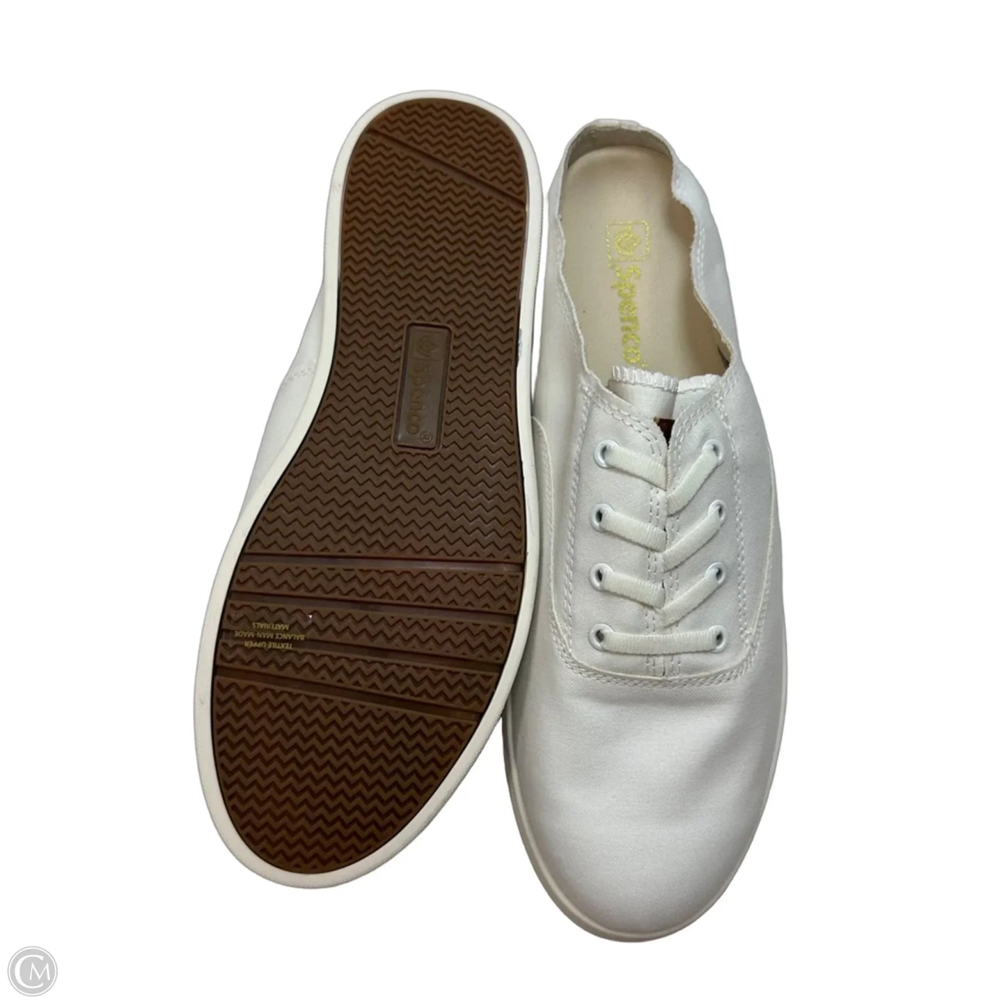 Shoes Flats By Spenco In White, Size: 12
