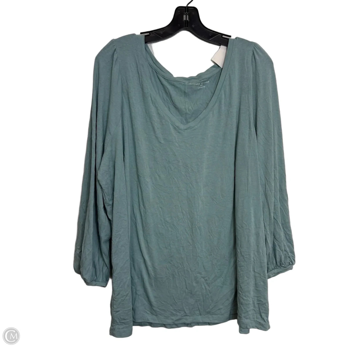 Top Long Sleeve Basic By Lane Bryant In Teal, Size: 18