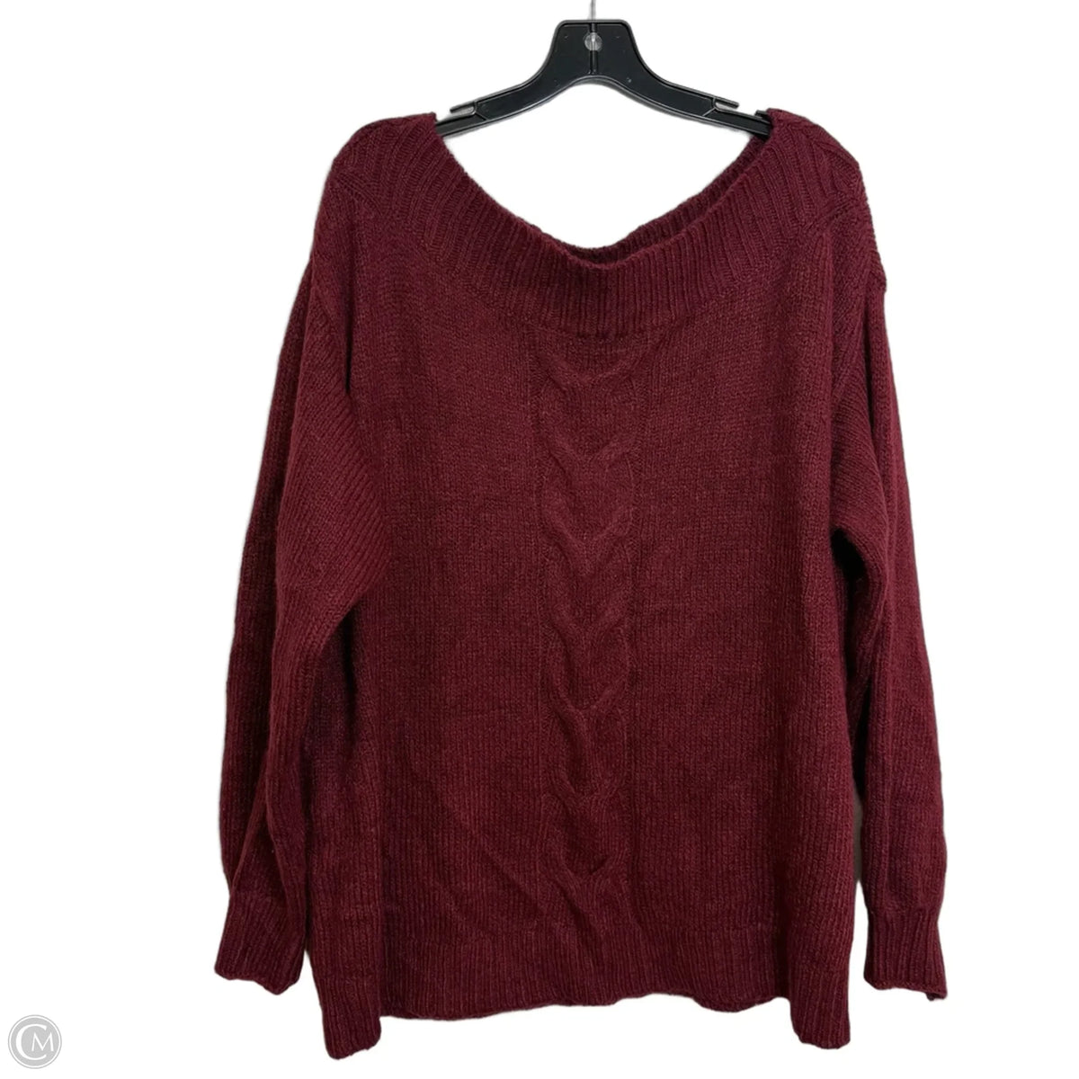 Sweater By Lane Bryant In Red, Size: 18
