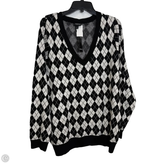 Sweater By Torrid In Chevron Pattern, Size: 3x