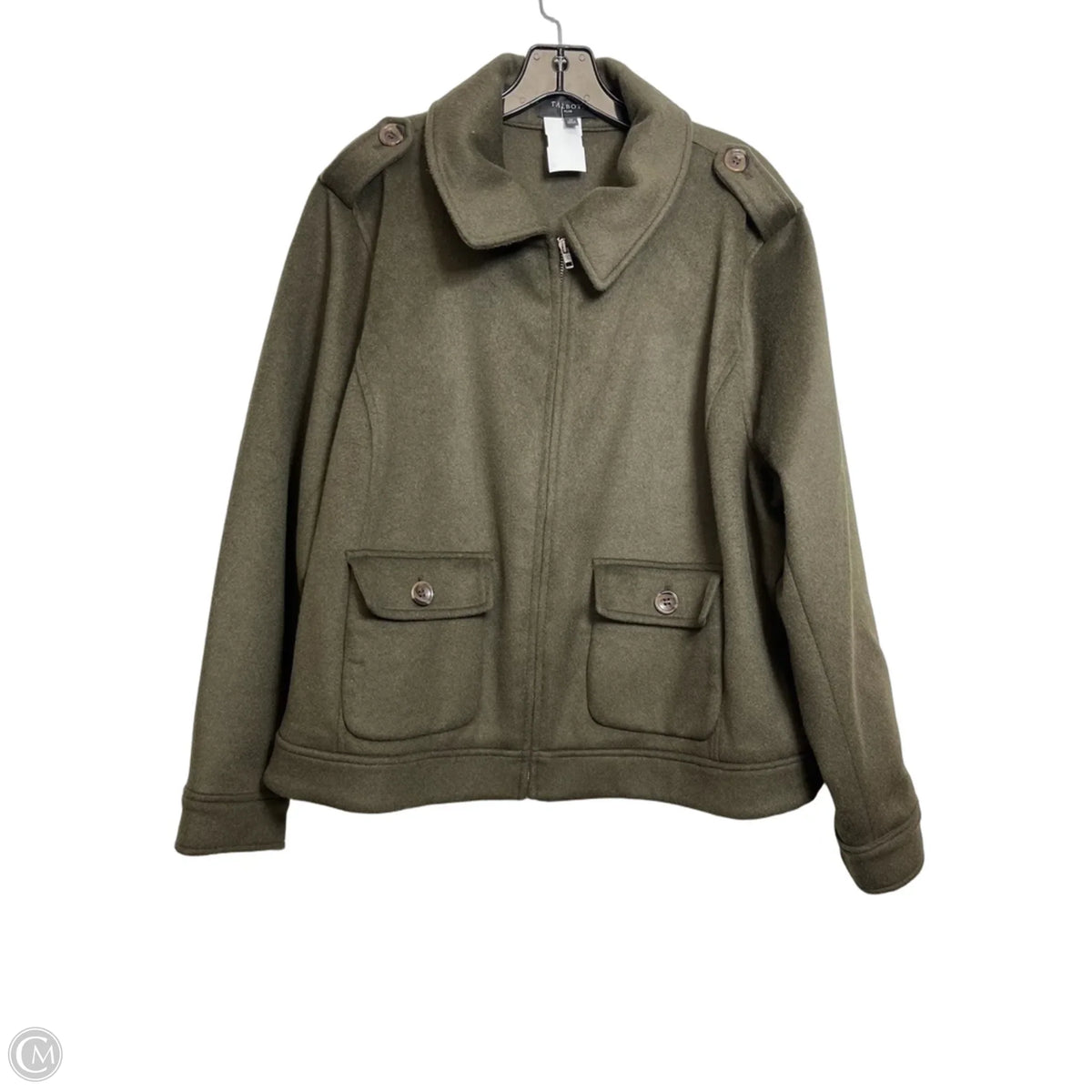 Jacket Other By Talbots In Green, Size: 2x