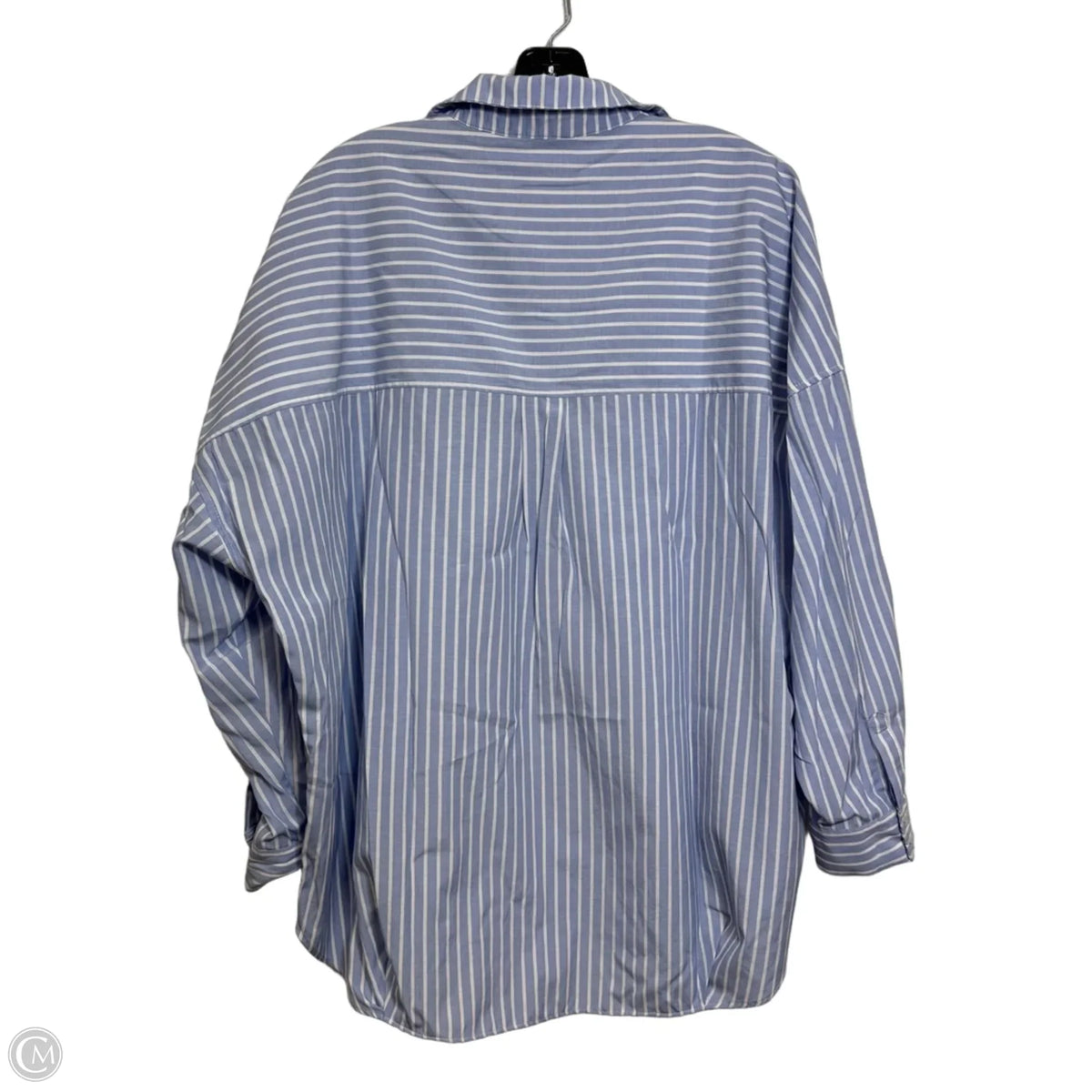 Top Long Sleeve By Clothes Mentor In Striped Pattern, Size: 14