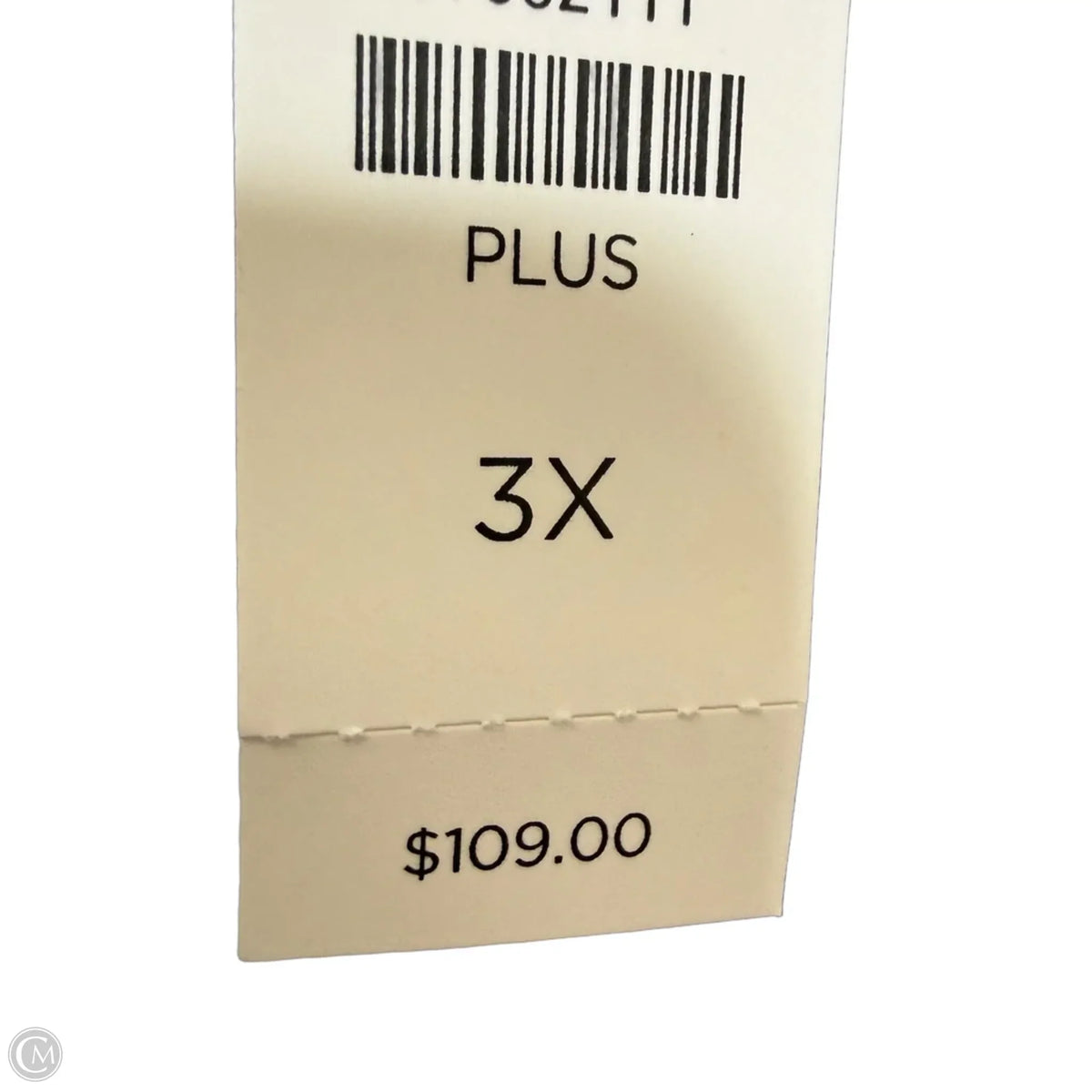 Top Long Sleeve By Talbots In Plaid Pattern, Size: 3x