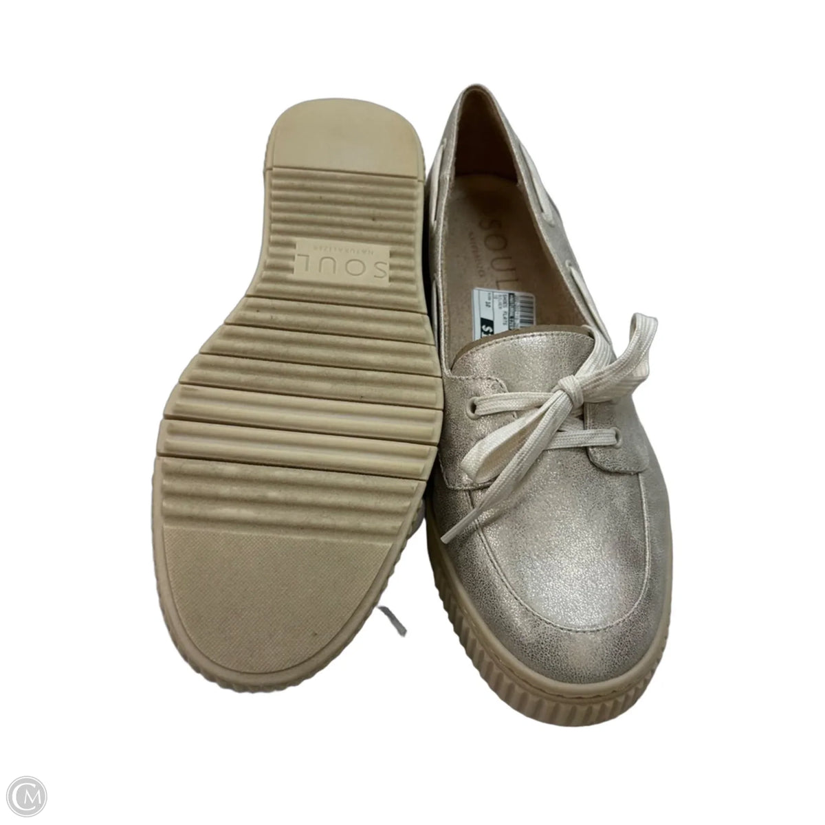 Shoes Flats By Naturalizer In Silver, Size: 10