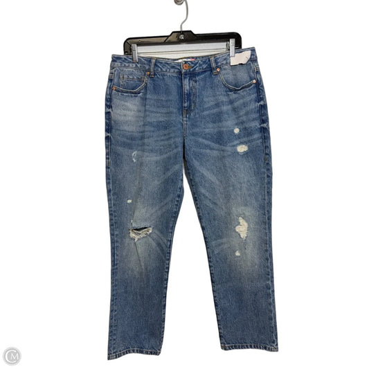 Jeans Boot Cut By Cabi In Blue Denim, Size: 10