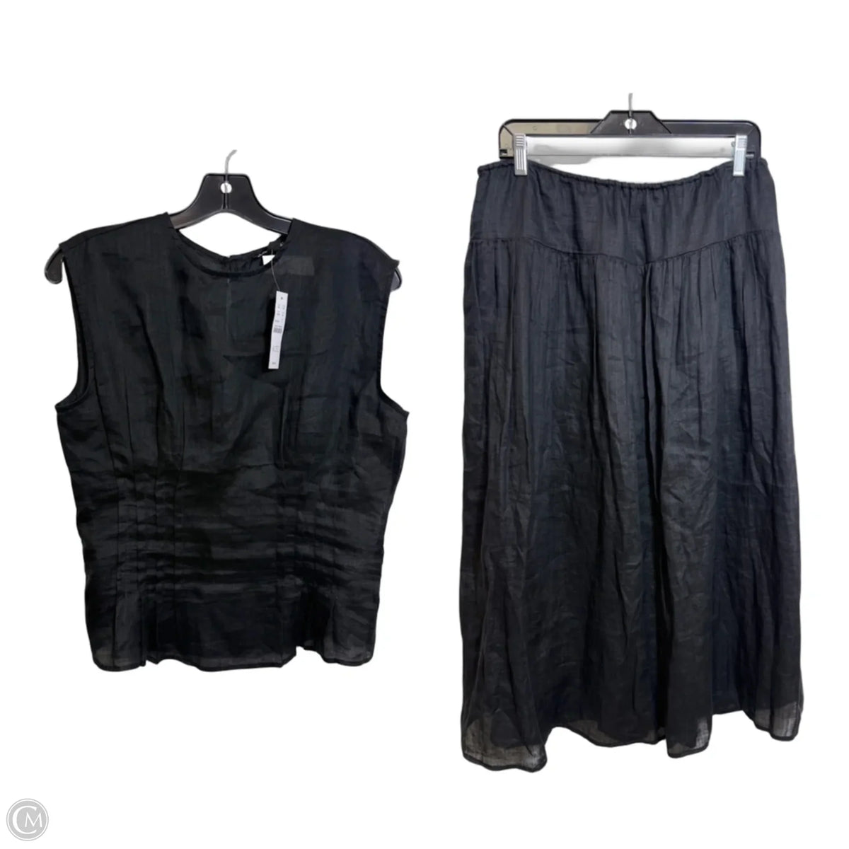Skirt Set 2pc By J. Crew In Black, Size: M