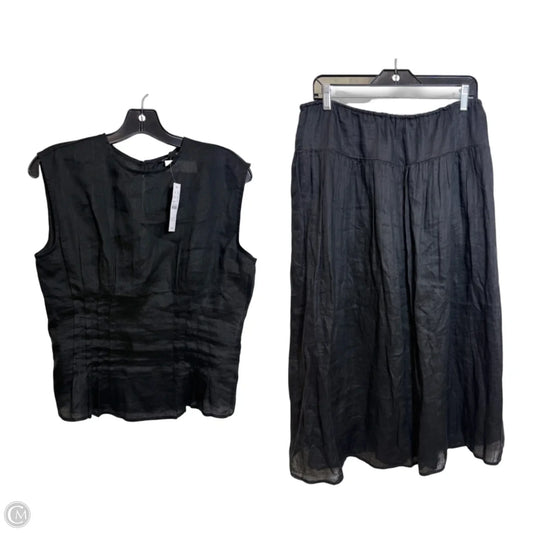 Skirt Set 2pc By J. Crew In Black, Size: M