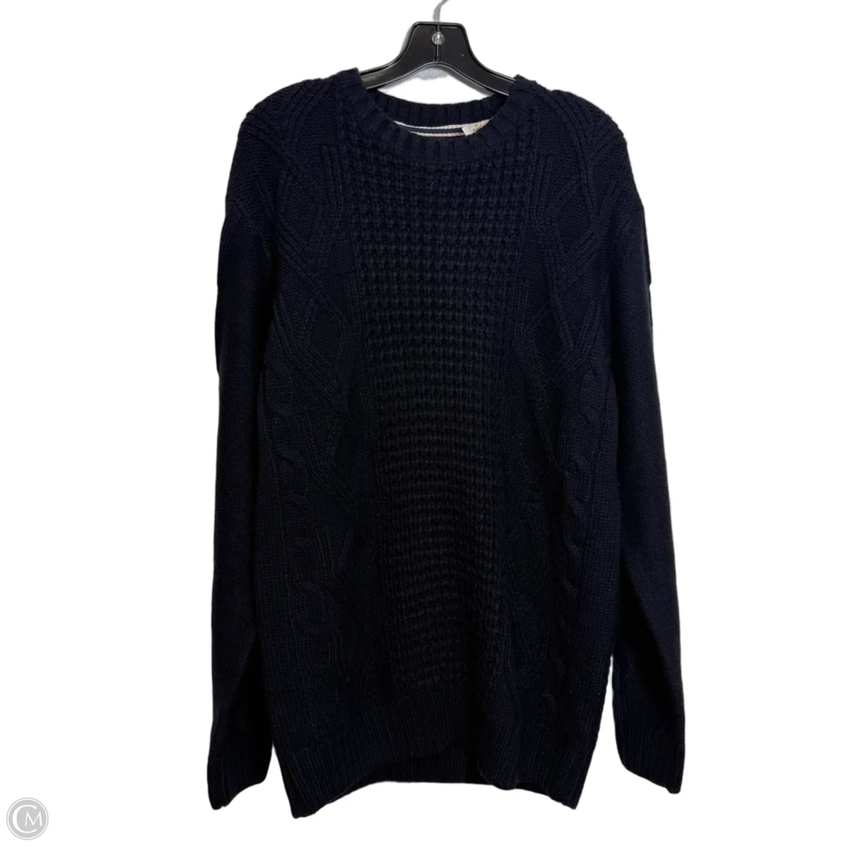 Sweater By Weatherproof In Navy, Size: L