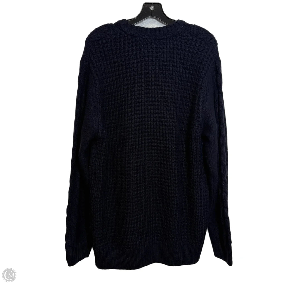 Sweater By Weatherproof In Navy, Size: L