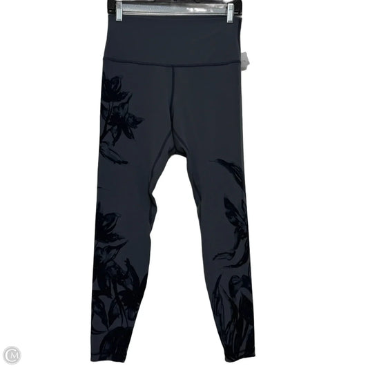 Athletic Leggings By Lululemon In Grey, Size: 10